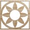 Ekena Millwork Blume Wood Fretwork Pierced Ceiling Medallion, Red Oak, 18"OD x 6 1/4"ID x 3/8"T CMWP18X18X0375BLRO - alternate 1